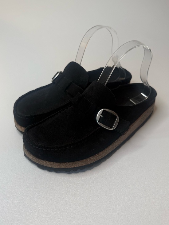 Birkenstock Shoes - Birkenstock Buckley Clog Black Suede Size 39 EU / 8-8.5 US
